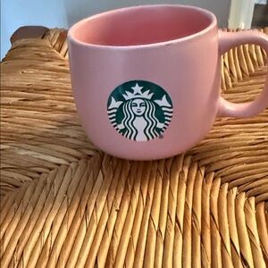 Starbucks Blush Pink Mug with Green Logo